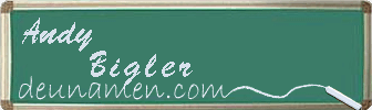 Andy Bigler Visitenkarte